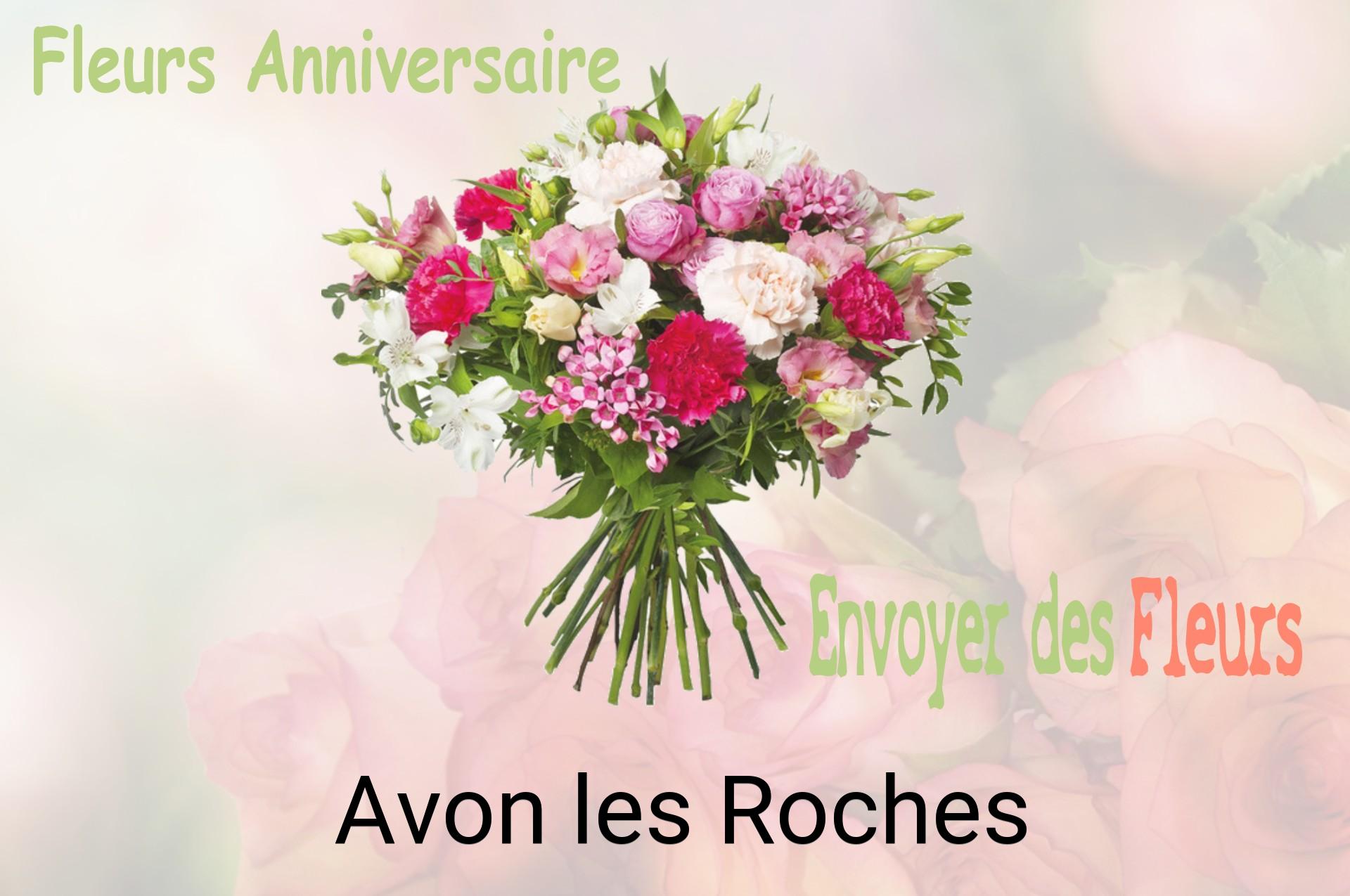 Bouquet de fleurs d’anniversaire livré à Avon-les-Roches